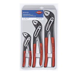 Knipex Tools 00 20 07 US1, Alligator Pliers 7, 10, and 12-Inch Set, 3-Piece