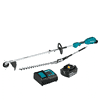 Makita XUX02SM1X2 18V LXT Brushless Cordless Couple Shaft Power Head Kit w/13" String Trimmer & 20" Hedge Trimmer Attachments (4.0Ah)
