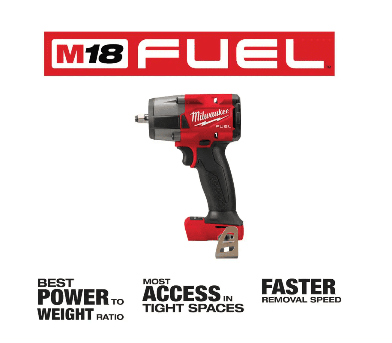 Milwaukee M18 Mid-Torque Impact Wrench Boot for 2960-20 or 2962-20 #49-16-2960 e