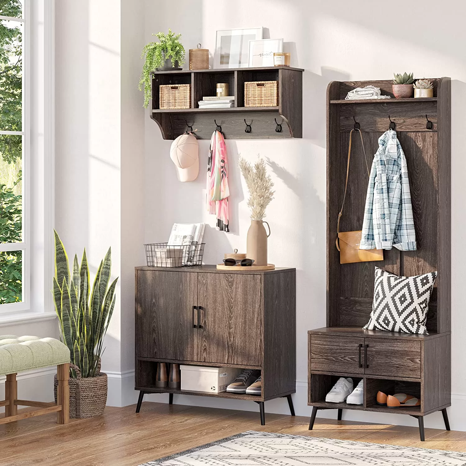 RiverRidge Home Woodbury Coat Stand - Thumbnail 3