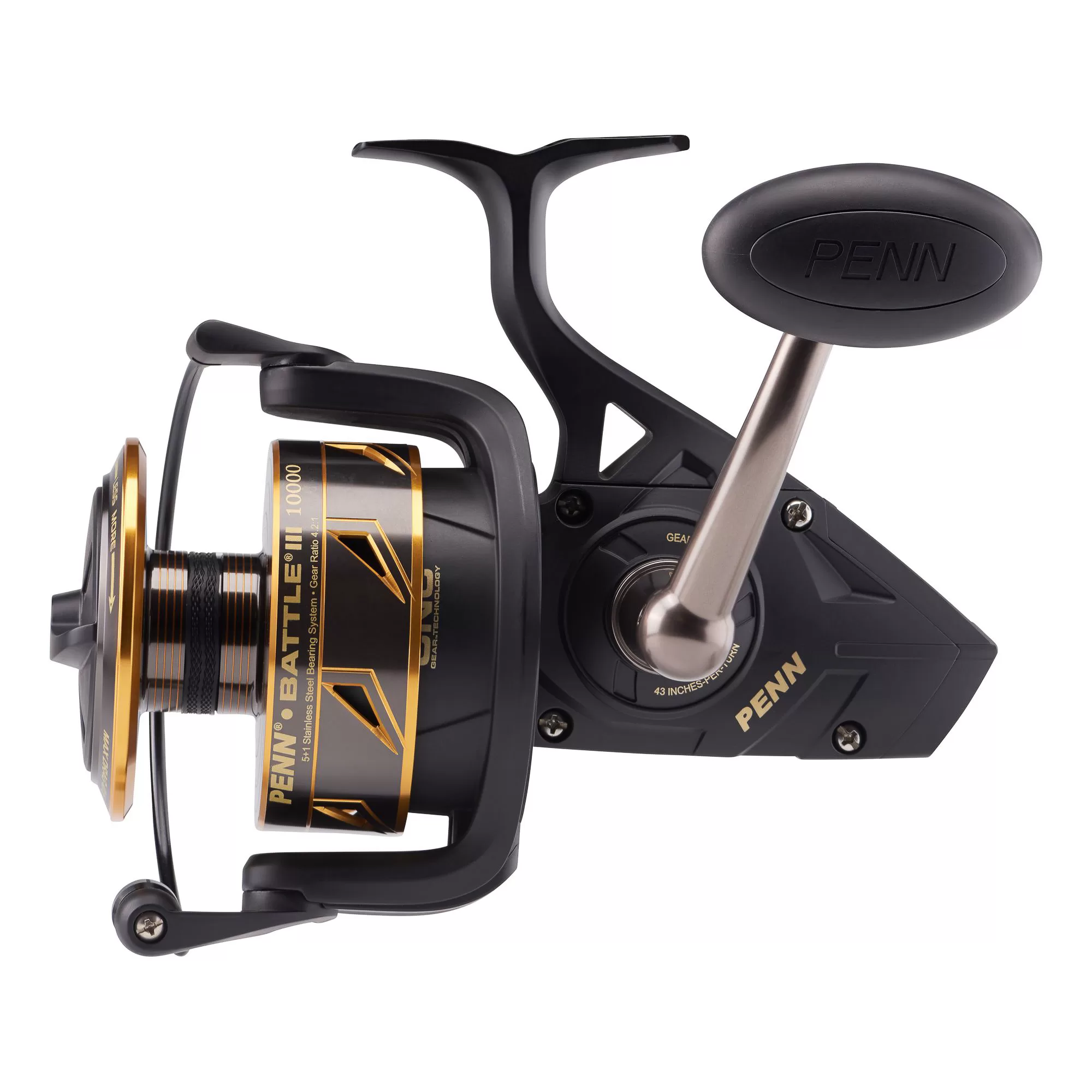 PENN Battle III Spinning Nearshore/Offshore Fishing Reel, Size 10000 -  MartDiscover.com
