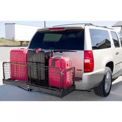 Erickson 07496 500 lb. Capacity 60 in. x 20 in. Steel Folding Hitch Cargo Carrier for 2 in. Receiver