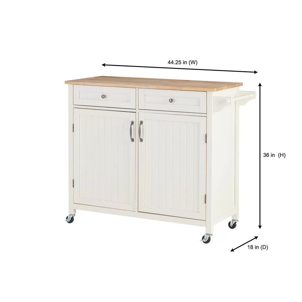 StyleWell Bainport Kitchen Cart - Thumbnail 3