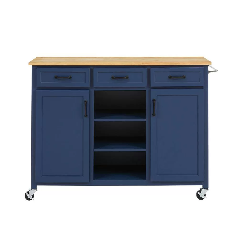 Home Decorators Collection Rolling Kitchen Cart - Thumbnail 4