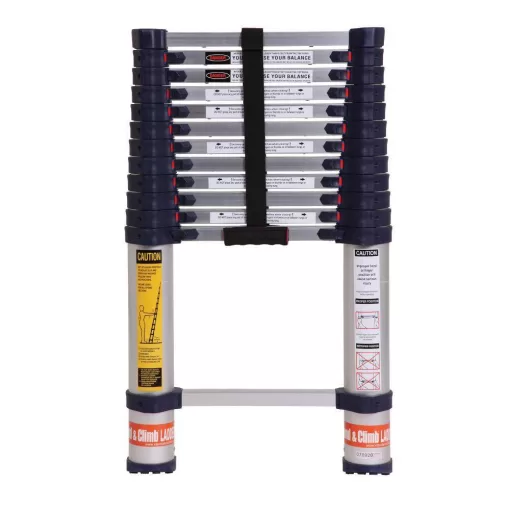 XTEND + CLIMB 785P+15.5 ft. Aluminum Telescoping Extension Ladder with ...