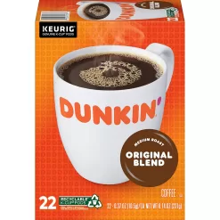 Dunkin' Original Blend Medium Roast Coffee, 88 Count K-Cup Pods