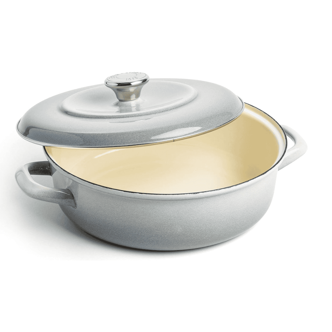Merten & Storck 1873 Enamel Cast Iron Braiser