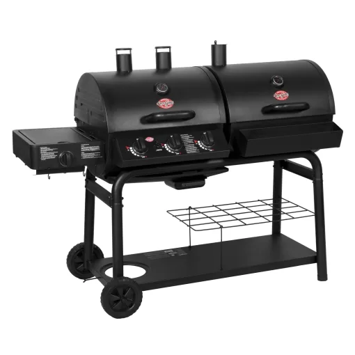Char-Griller Duo Black Dual-function Combo Grill