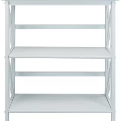 Casual Home 3-Shelf Montego Bookcase, White