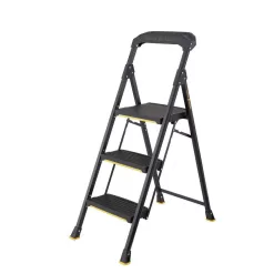Gorilla Ladders GLHD-3 3-Step Pro-Grade Steel Step Stool, 300 lbs. Load Capacity Type IA Duty Rating (9ft. Reach Height)