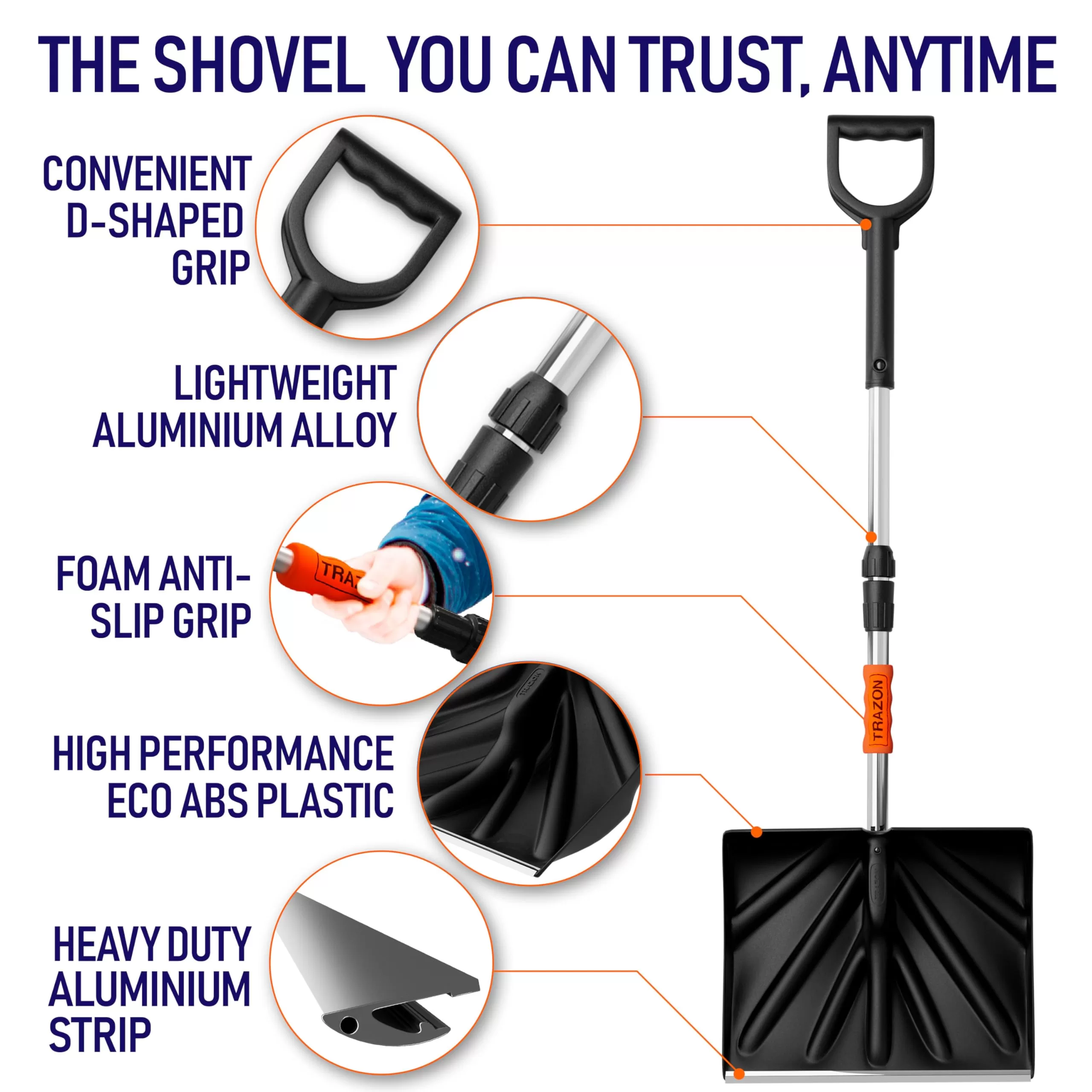 Trazon Snow Shovel - Thumbnail 2