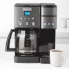 Cuisinart Coffee 12-Cup Center and Single-Serve Brewer with Glass Carafe - Black/Stainless Steel