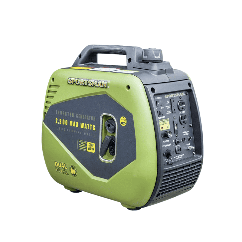 Sportsman 806670 2,200/1,800-Watt Dual Fuel Powered Recoil Start ...