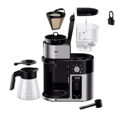 Braun MultiServe Plus 10-Cup Pod Free Drip Coffee Maker, 7 Brew Sizes / Hot  & Cold Brew, KF9250BK - MartDiscover.com