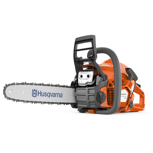 Husqvarna 130 Gas Powered Chainsaw, 38-cc 2-HP, 2-Cycle X-Torq Engine, 16 Inch Chainsaw with Automatic Oiler