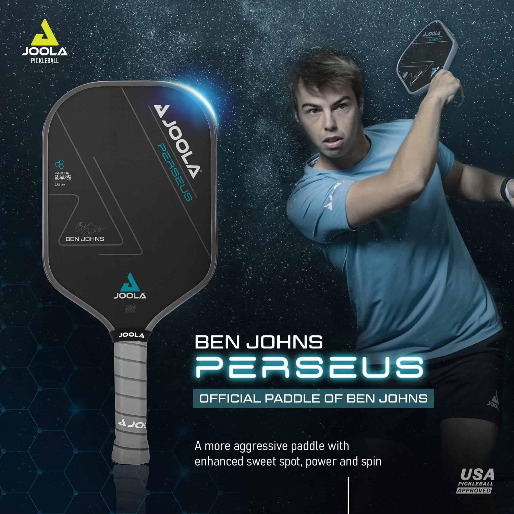 JOOLA Ben Johns Perseus CFS Pickleball Paddle - Thumbnail 3