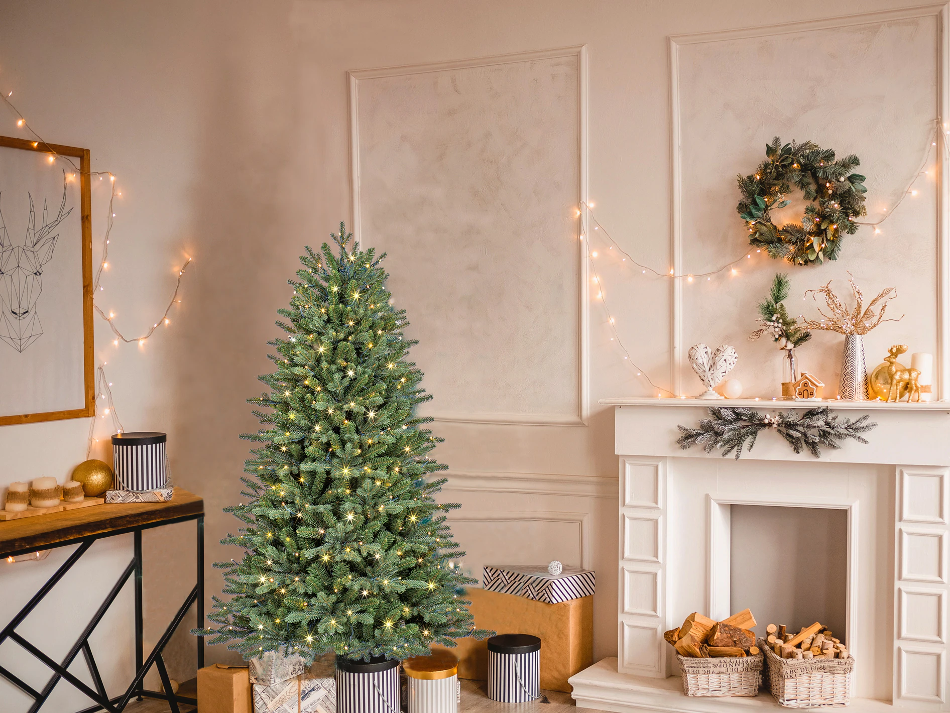 GE Aspen Fir Artificial Christmas Tree - Thumbnail 5