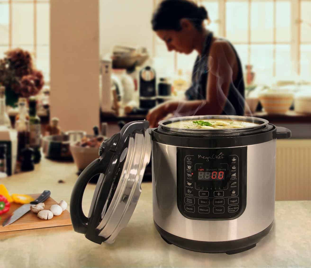 MegaChef MCPR120A Pressure Cooker - Thumbnail 3