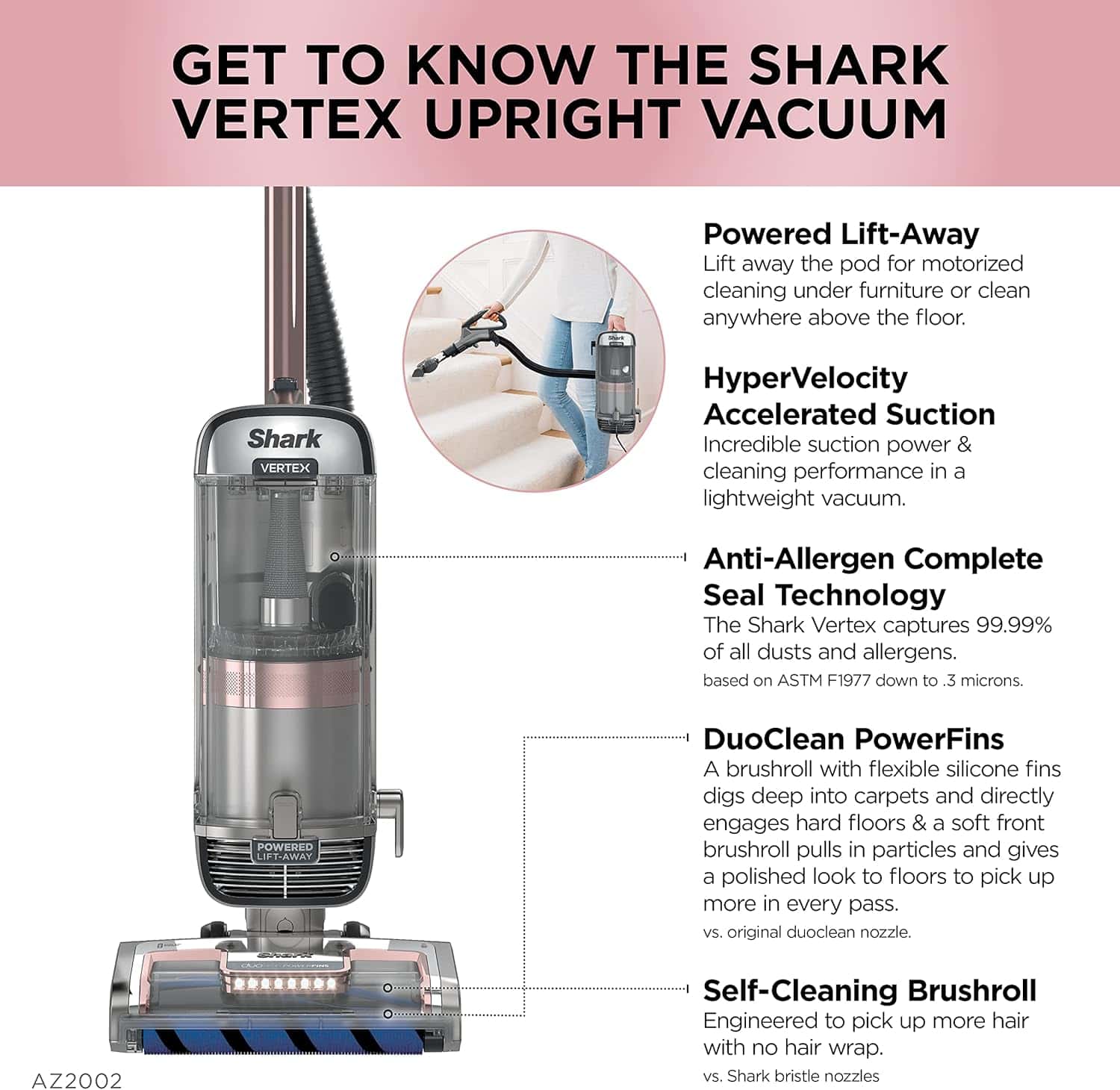 Shark AZ2002 Lift-Away Vacuum - Thumbnail 4