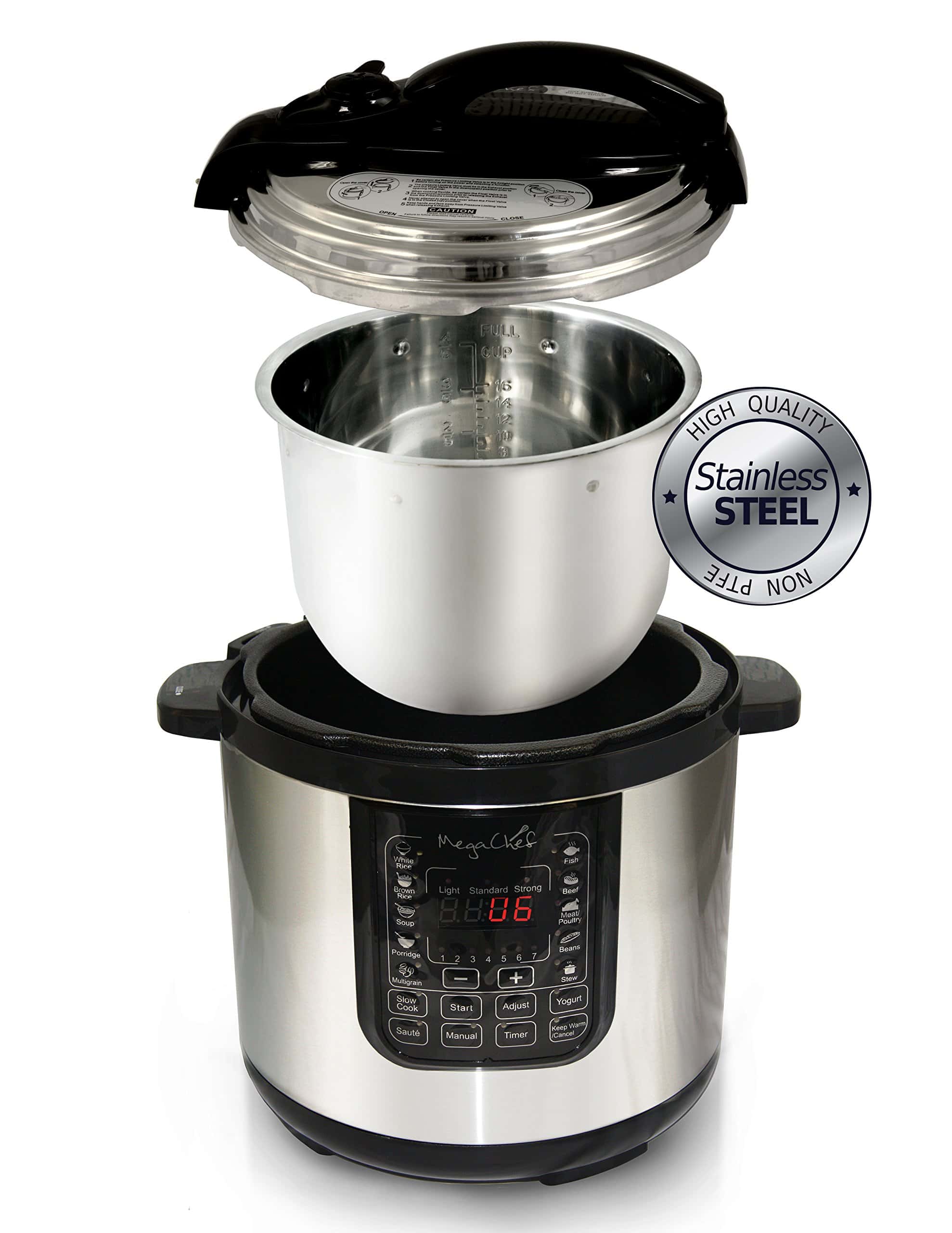 MegaChef MCPR120A Pressure Cooker - Thumbnail 2