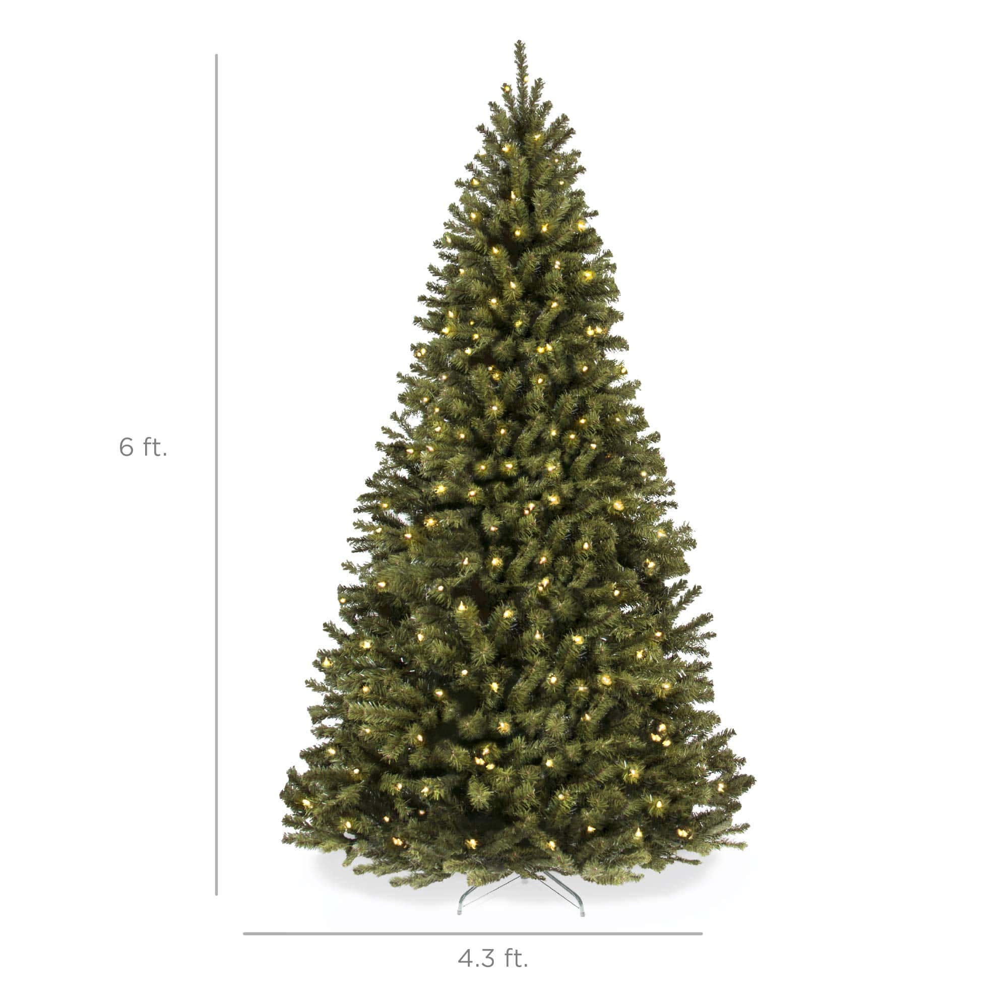 Best Choice Products Spruce Christmas Tree - Thumbnail 3