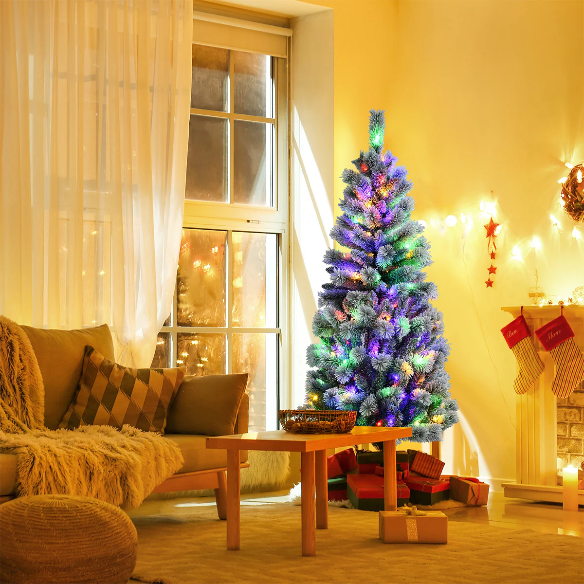 WELLFOR Artificial Christmas Tree - Thumbnail 4