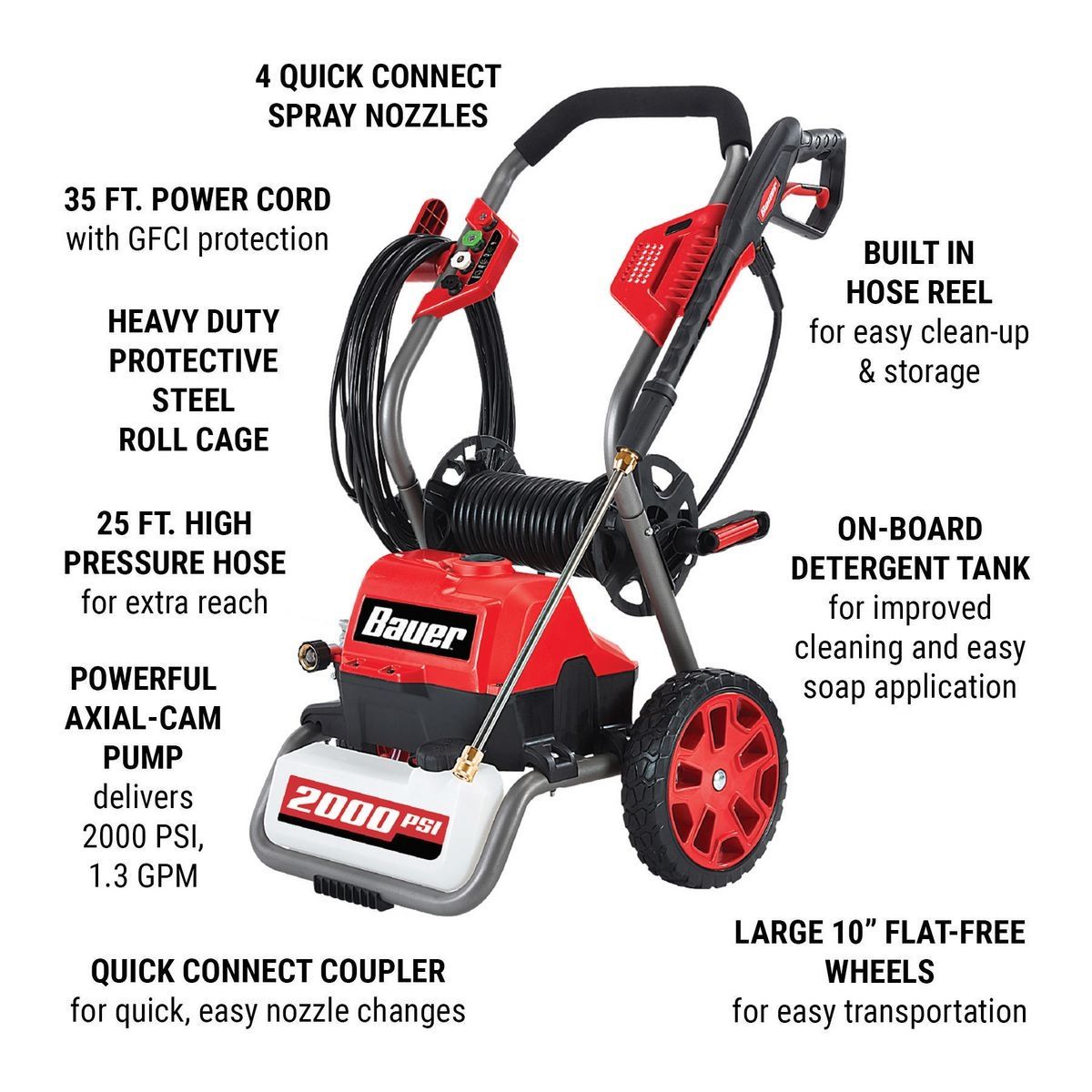 Bauer Electric Pressure Washer - Thumbnail 4