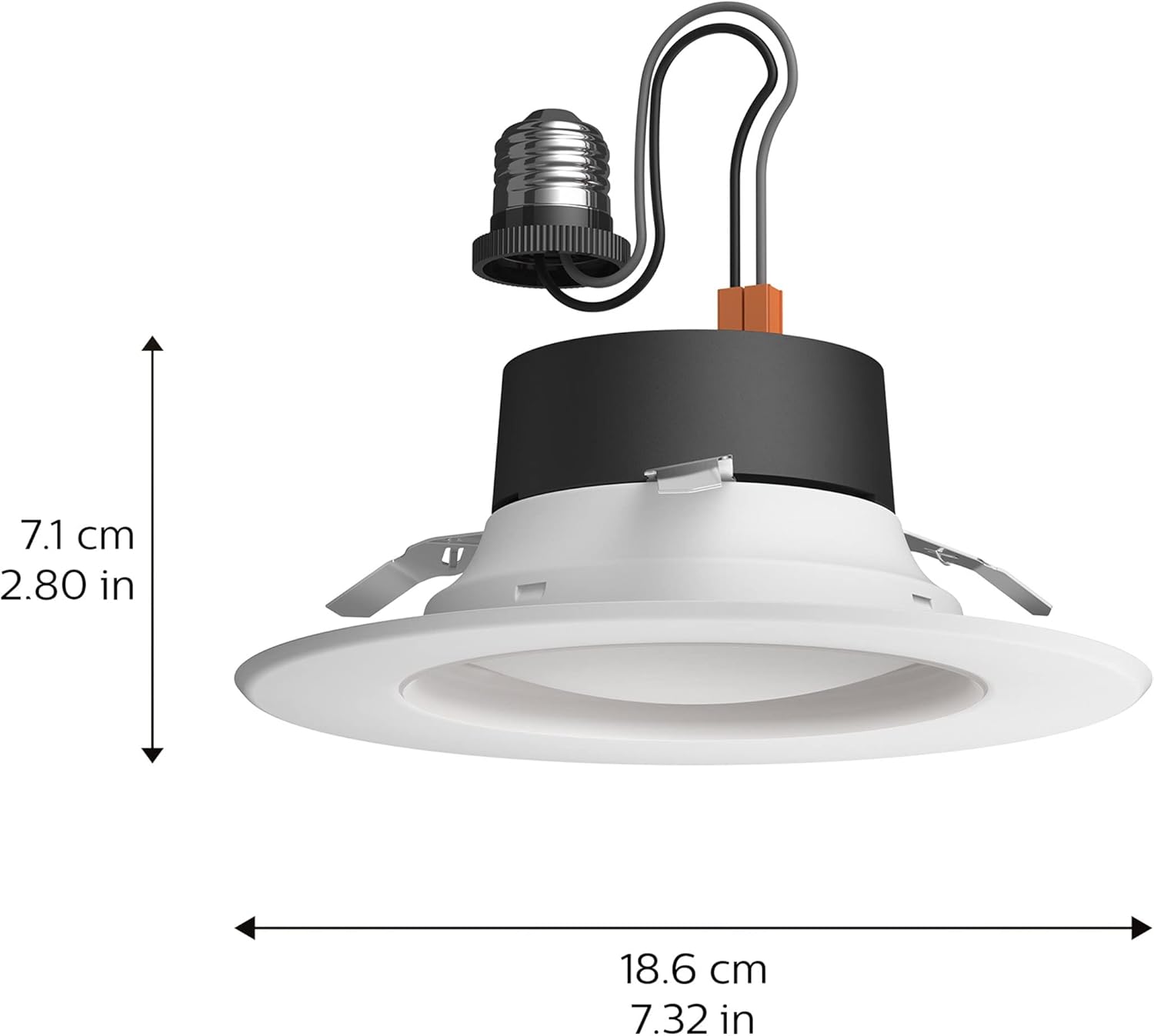 Philips Hue Smart 6 Inch LED Downlight - 4 Pack, Color-Changing