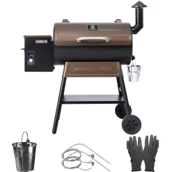 Z GRILLS Grill Elite ZPG-550B4 with Meat Probes 549-Sq in Bronze
