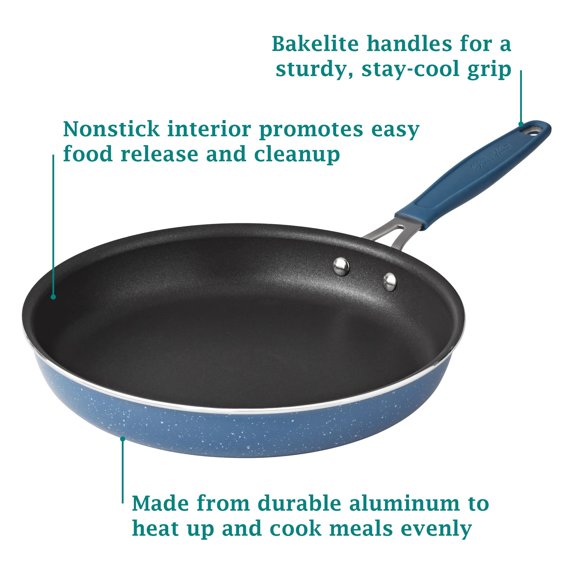The Pioneer Woman Frontier Speckle Cookware Set - Thumbnail 4