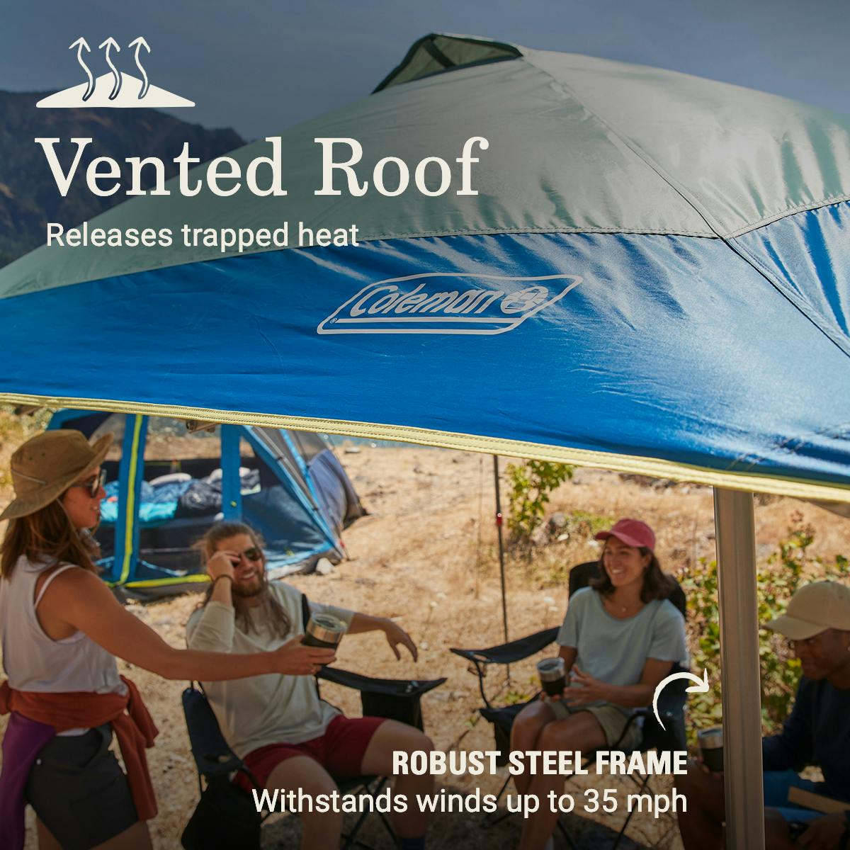 Coleman OASIS 13 x 13 Canopy - Moss - MartDiscover.com