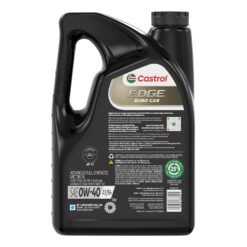 Castrol Edge Euro 0W-40 A3/B4 Advanced Full Synthetic Motor Oil, 5
