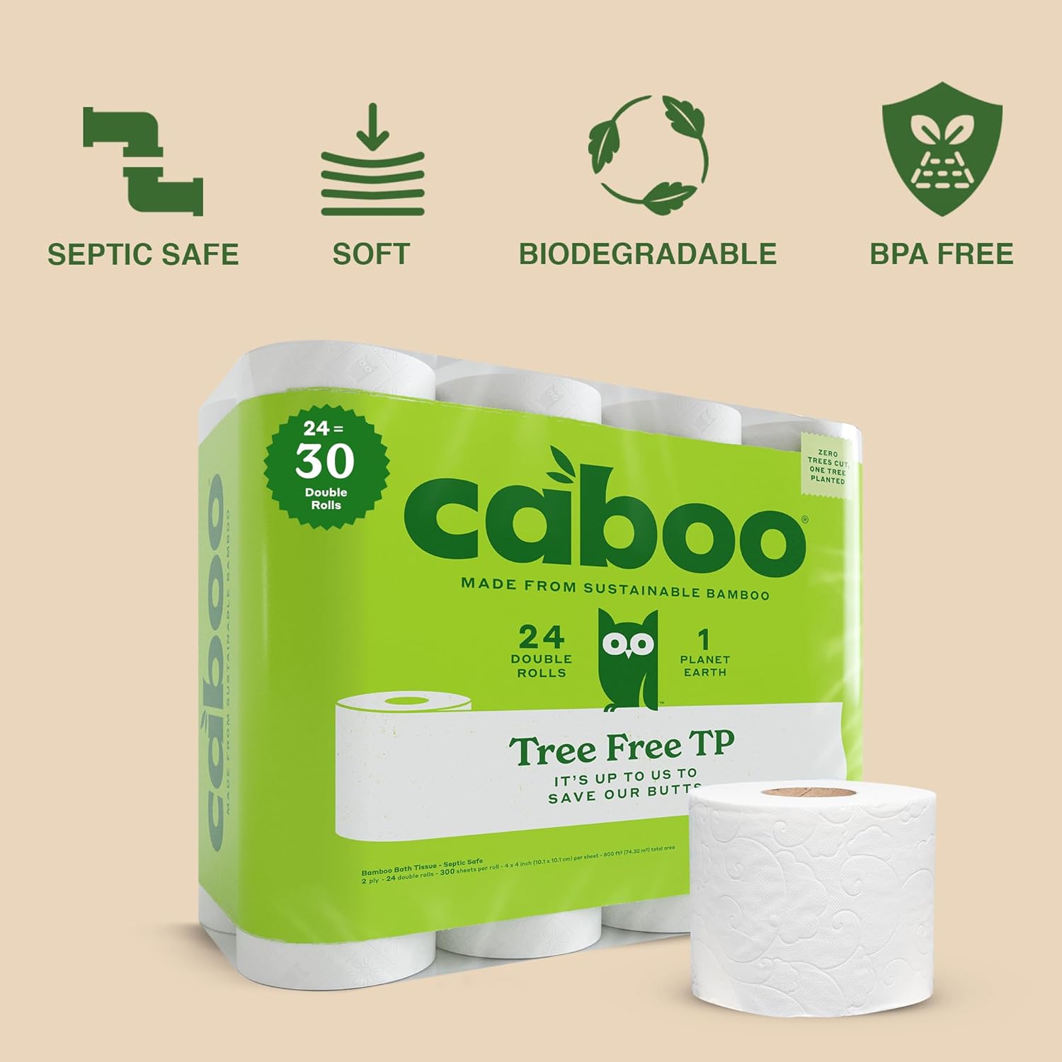 Caboo Tree Free Toilet Paper - Thumbnail 2