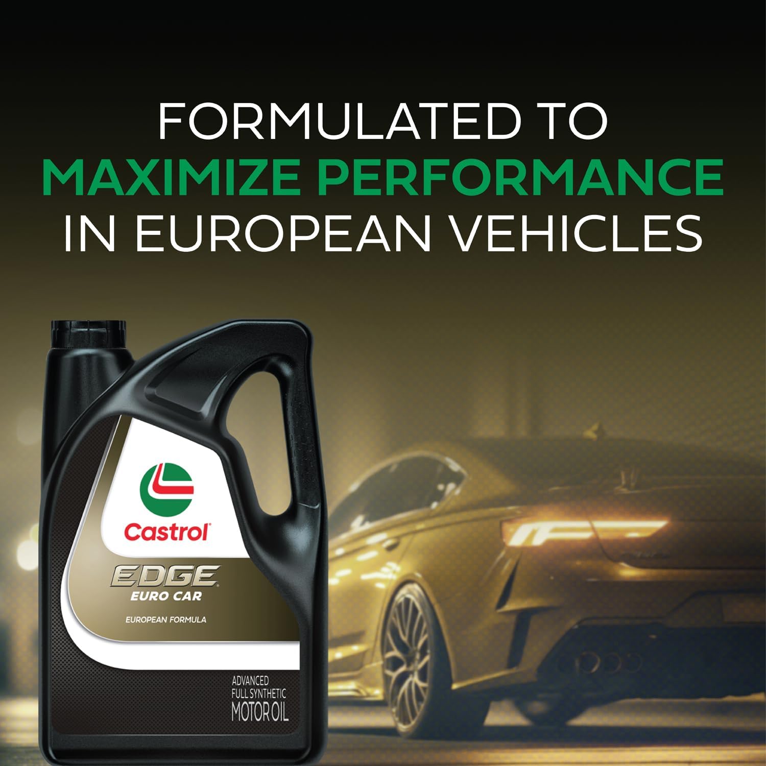 Castrol Edge Euro 0W-40 A3/B4 Advanced Full Synthetic Motor Oil, 5