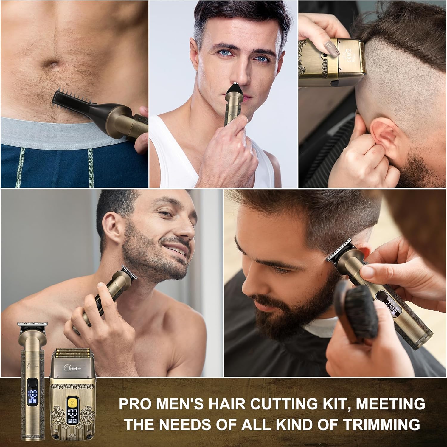 Hatteker Hair Clipper and Foil Shaver