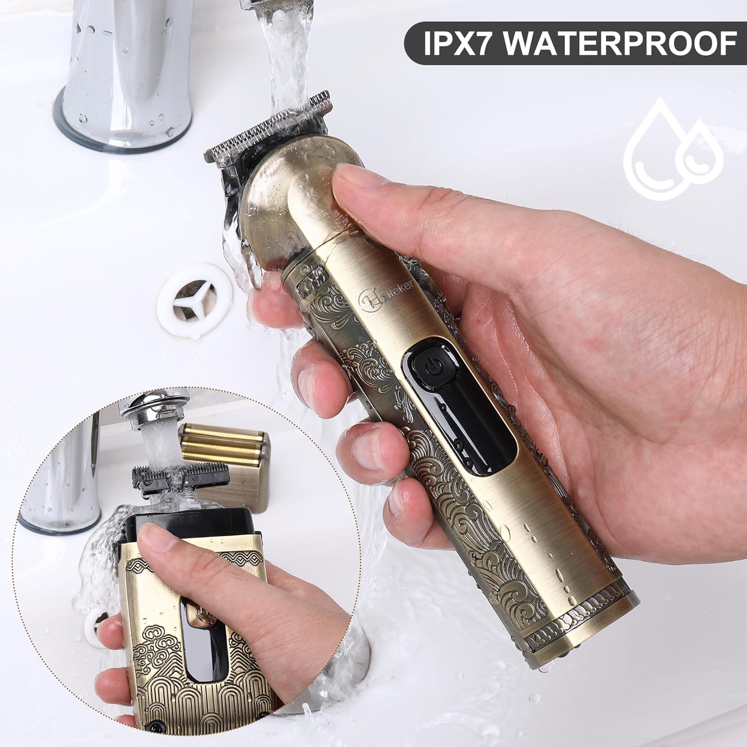 Hatteker Hair Clipper and Foil Shaver - Thumbnail 4