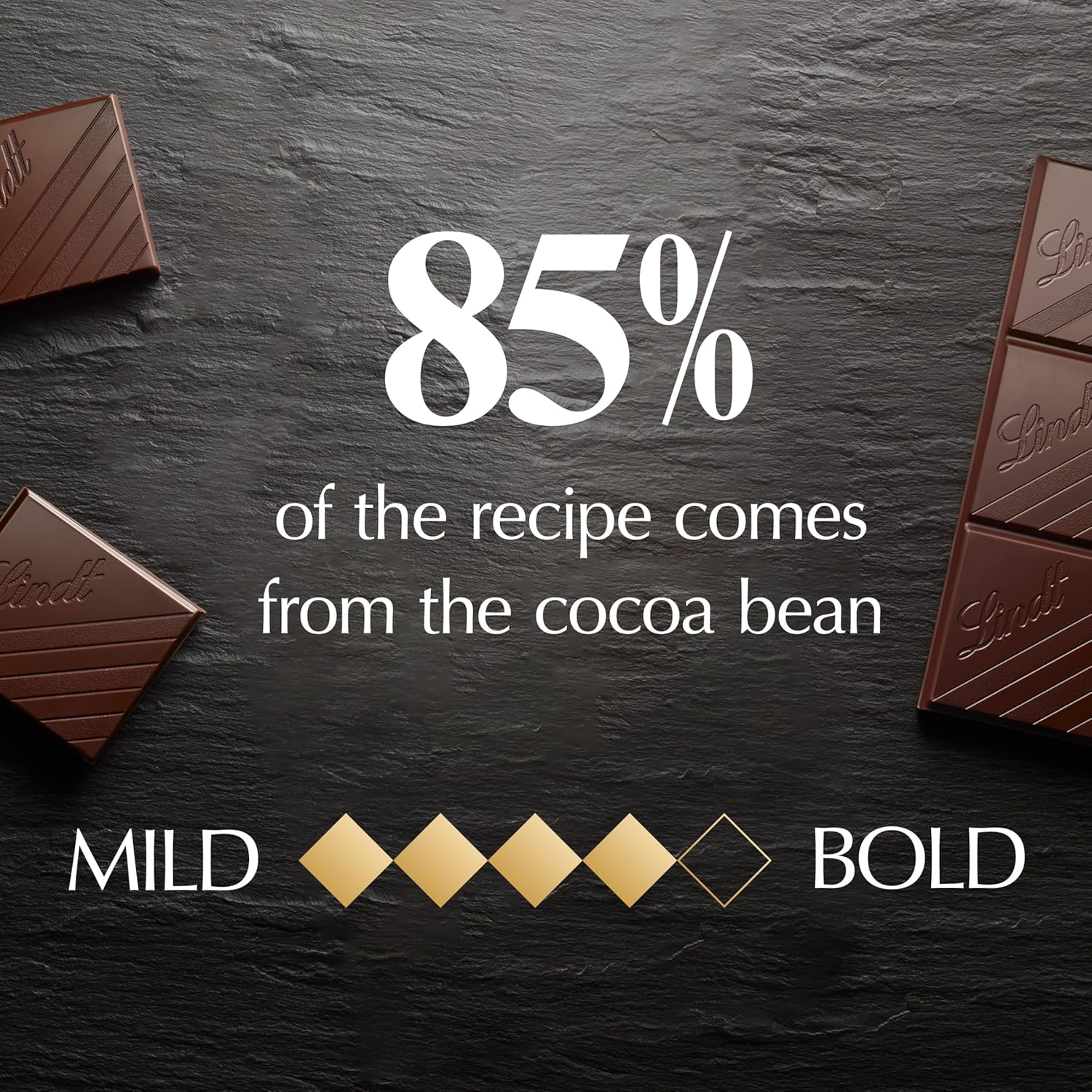 Lindt EXCELLENCE 85% Cocoa Dark Chocolate Bar, Dark Chocolate