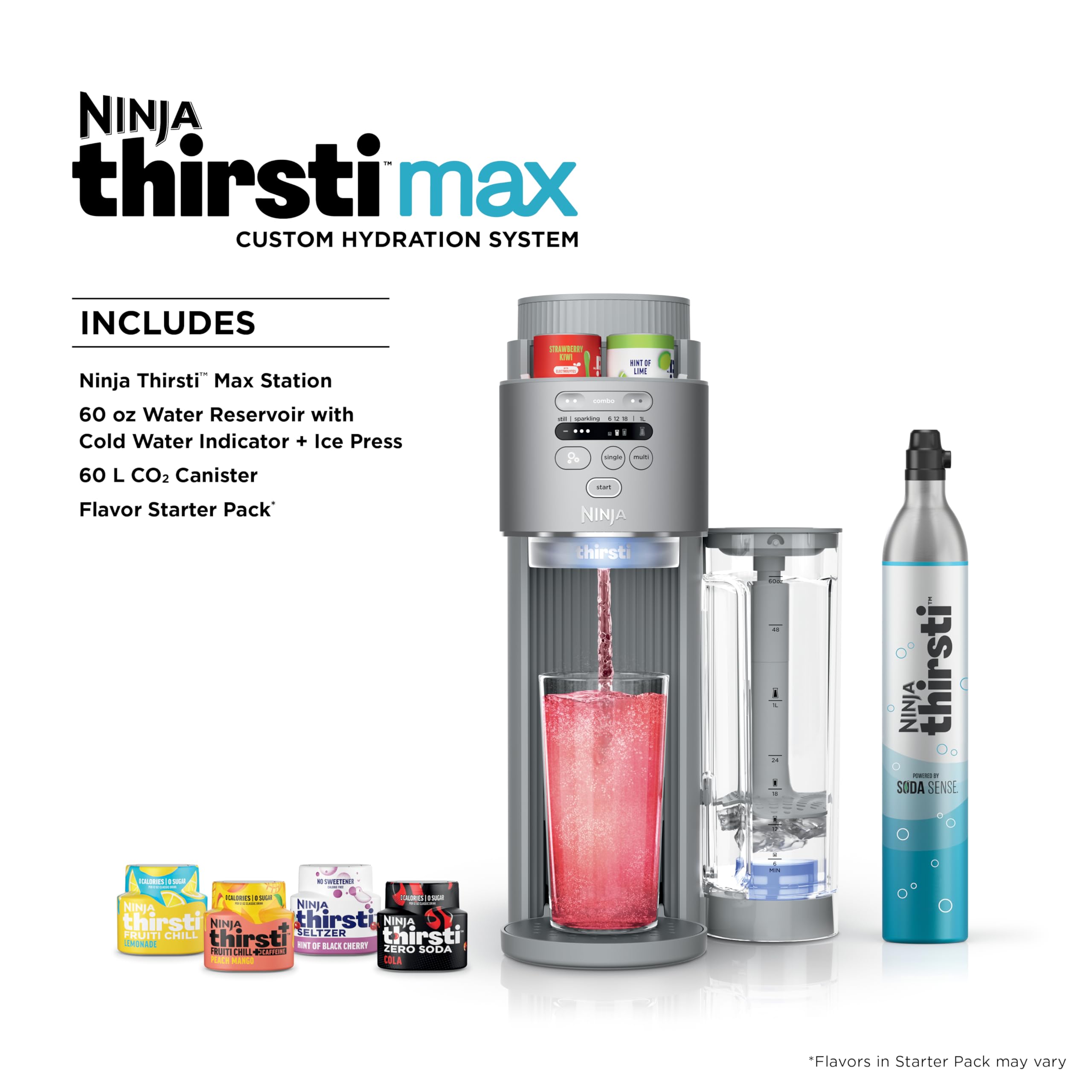 Ninja Thirsti Max Custom Hydration System WC2002 Soda Maker - Thumbnail 3