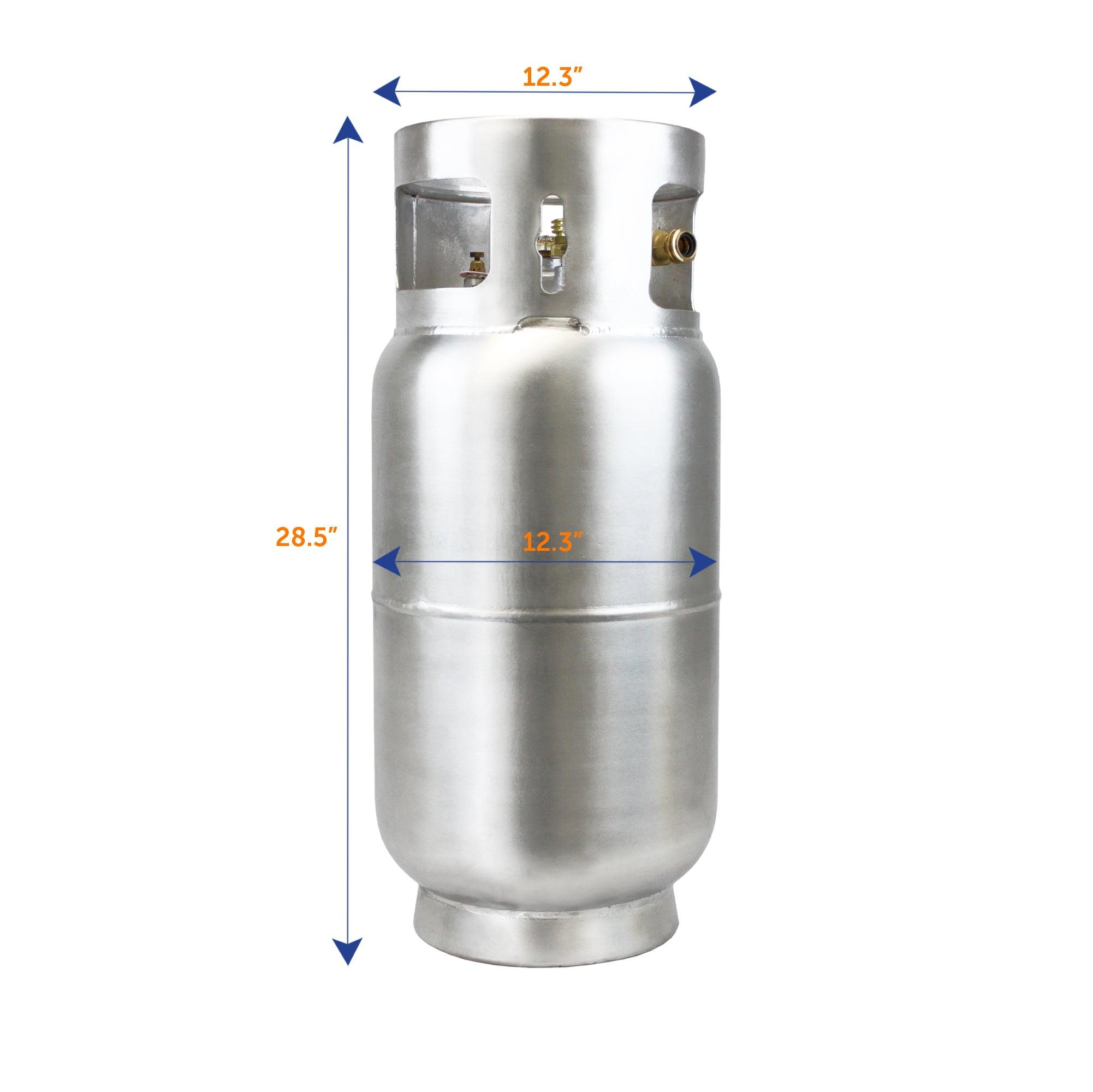 〈1080〉〈1081〉キンザン号です♪ Flame King 33.5lb Aluminum Forklift Propane Tank Cylinder with