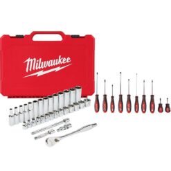 Milwaukee 25 Pcs Ratchet and Socket Set main image 1