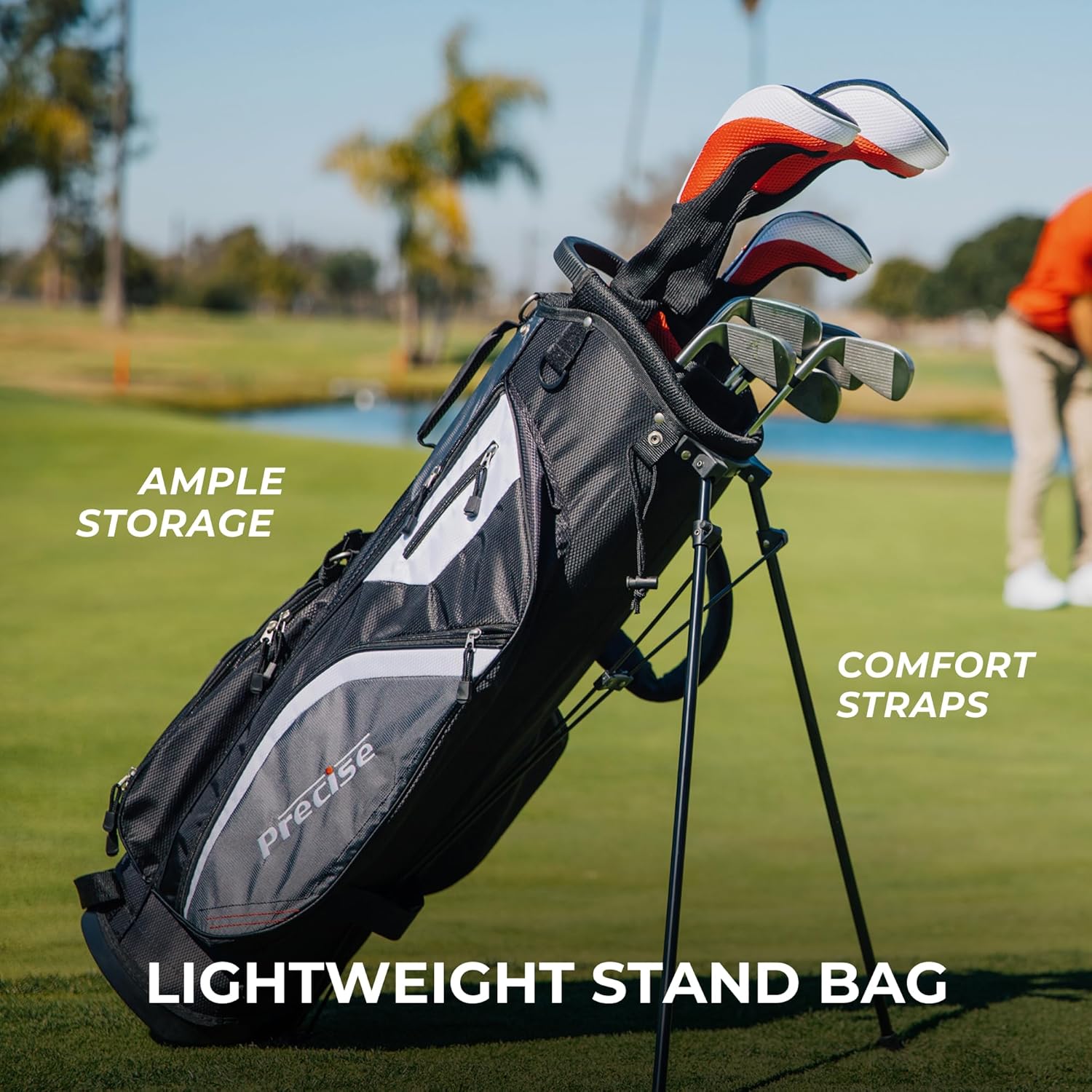 Precise M5 Men's Complete Golf Clubs Package Set, Left Hand
