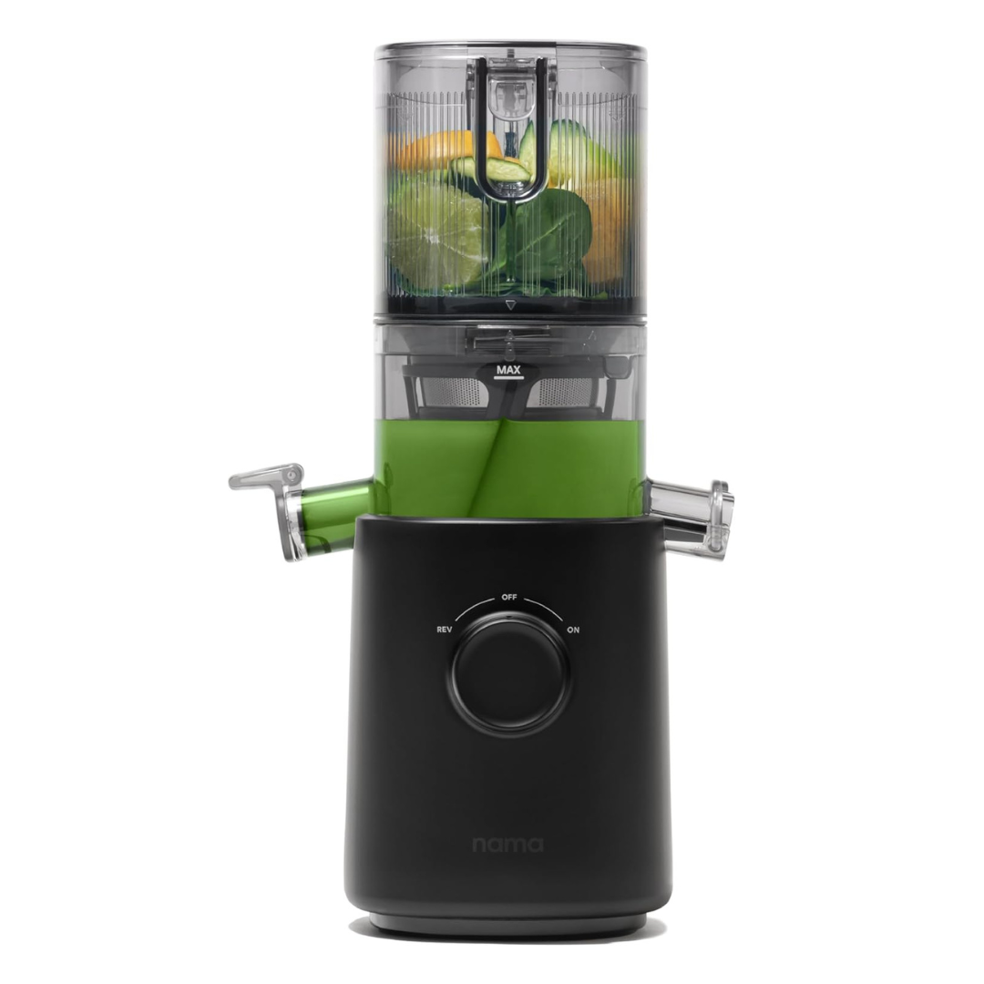 Nama J3 Compact Cold Press Juicer – Space Saving & Self Feeding
