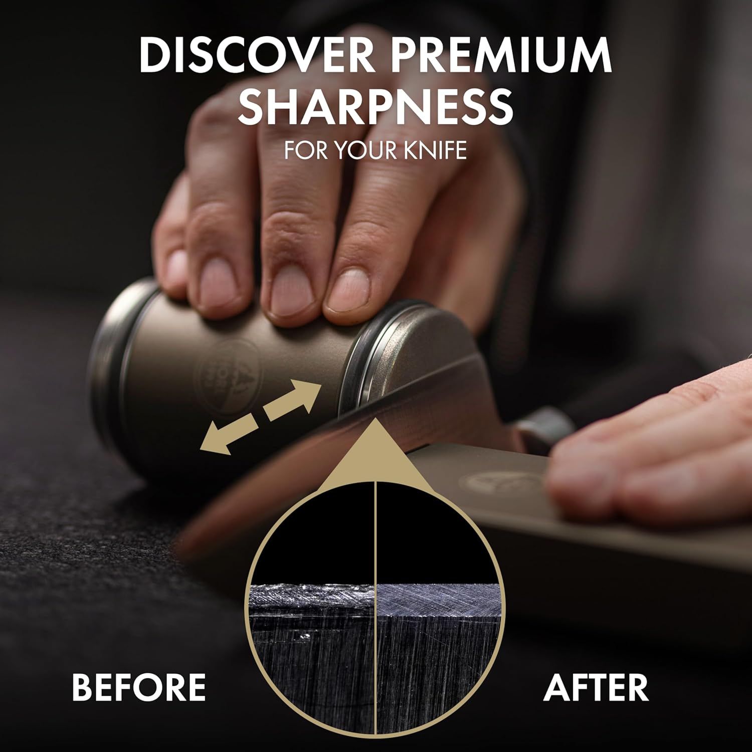 HORL 2 Pro Rolling Knife Sharpener - Kitchen Knife Sharpener for