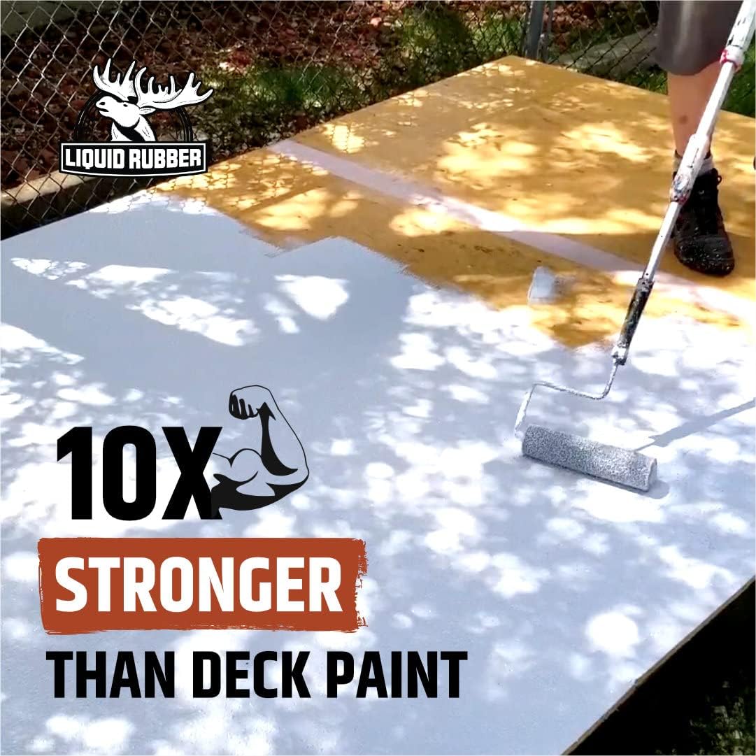 Liquid Rubber Polyurethane Deck Coating – 10X Stronger Than Traditional ...