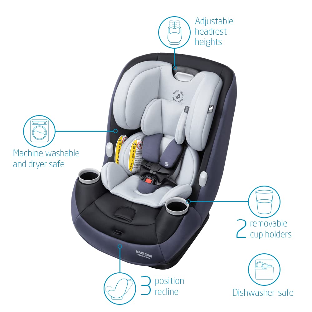 Maxi Cosi Pria All-in-One Convertible Car Seat - Midnight Slate