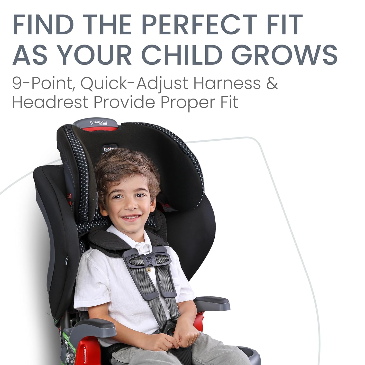 Britax Grow with You ClickTight Harness-2-Booster Car Seat, Cool Flow Gray  - MartDiscover.com