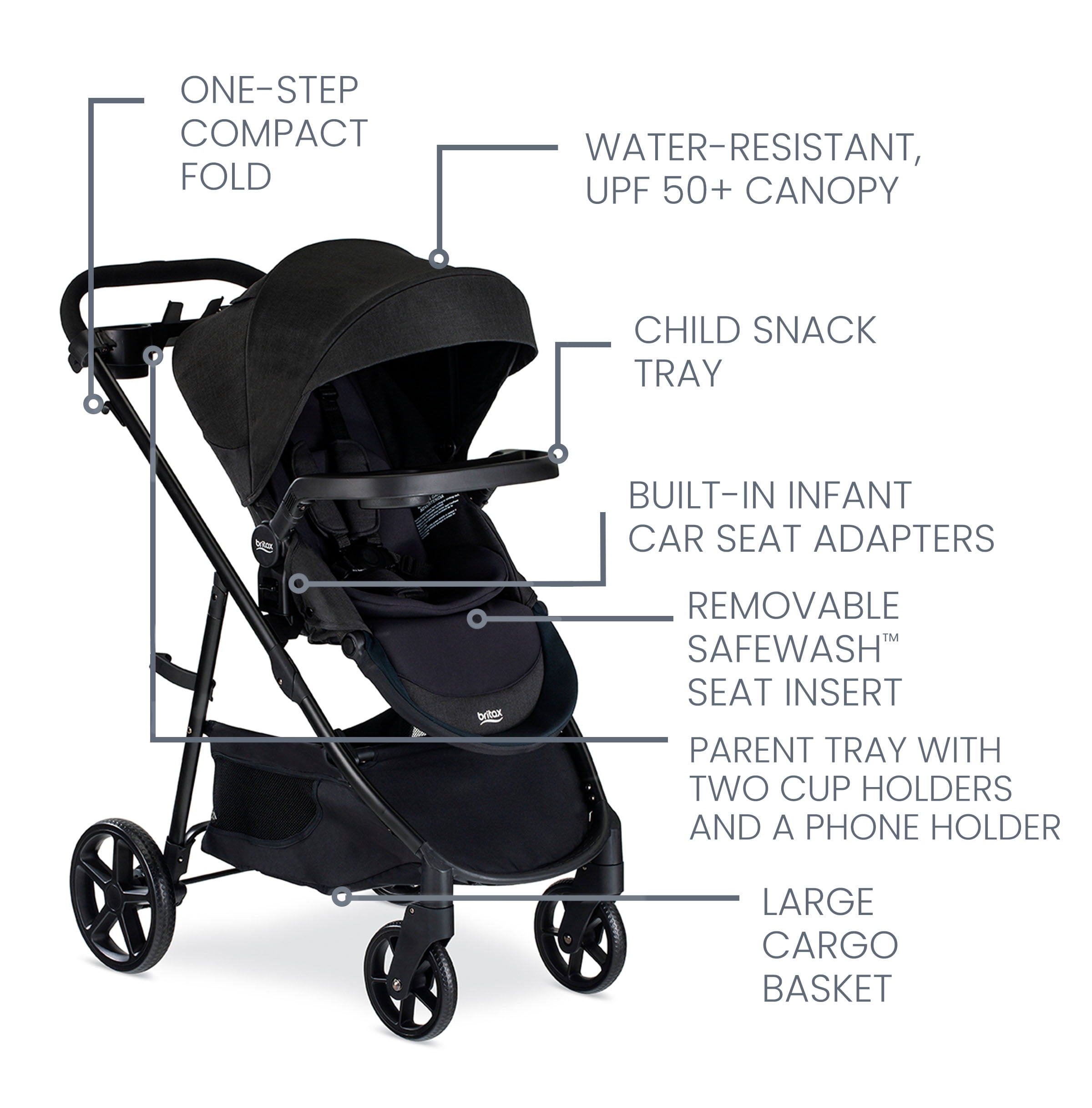 evenflo pivot xpand second seat percheron Evenflo Pivot Xpand Second Seat main image 0