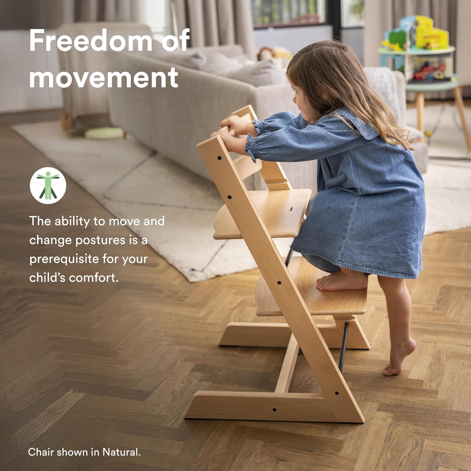 Stokke Tripp Trapp Chair - Oak Black - MartDiscover.com