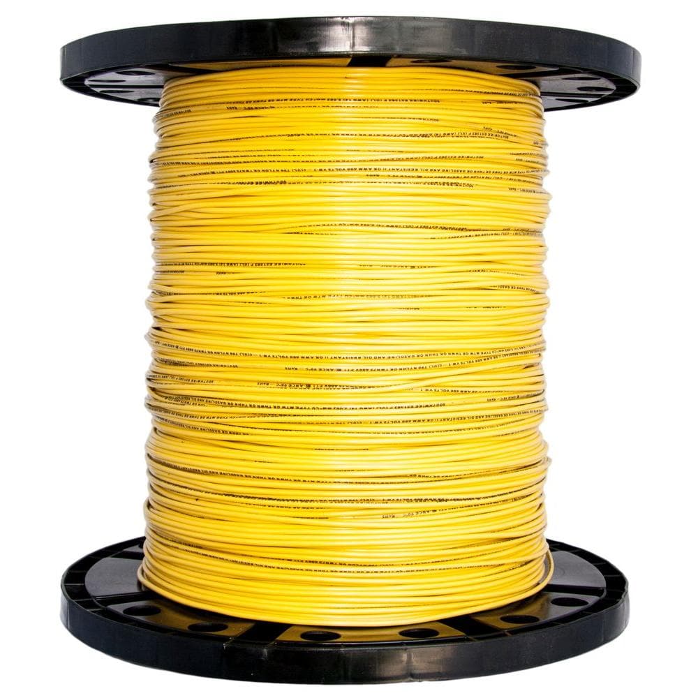 Southwire SIMpull 500-ft 8 -AWG Yellow Stranded Copper THHN wire ( By ...