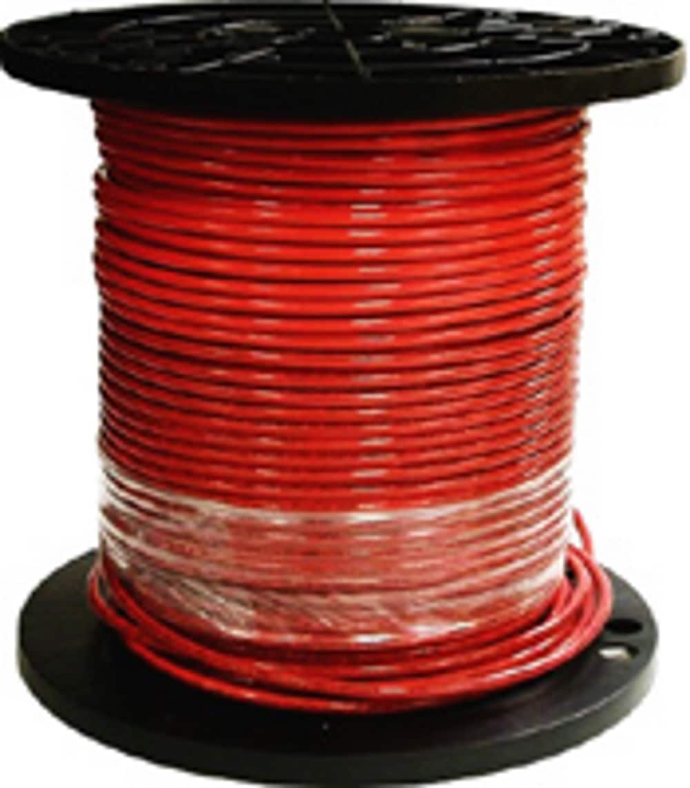Southwire 2500-ft 14 -AWG Red Stranded Copper THHN wire ( By-the-roll ...